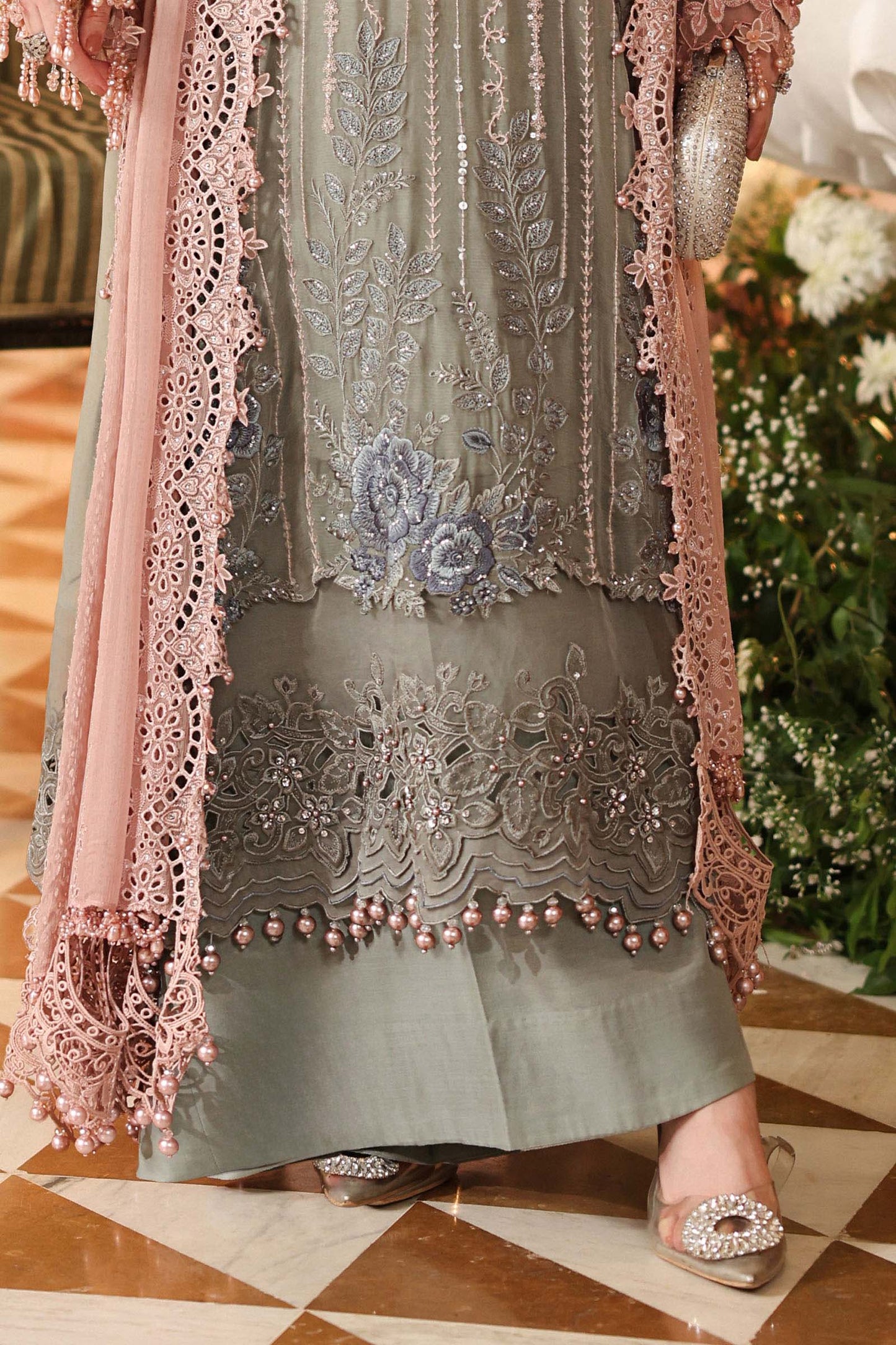 Maria B Embroidered Chiffon'26