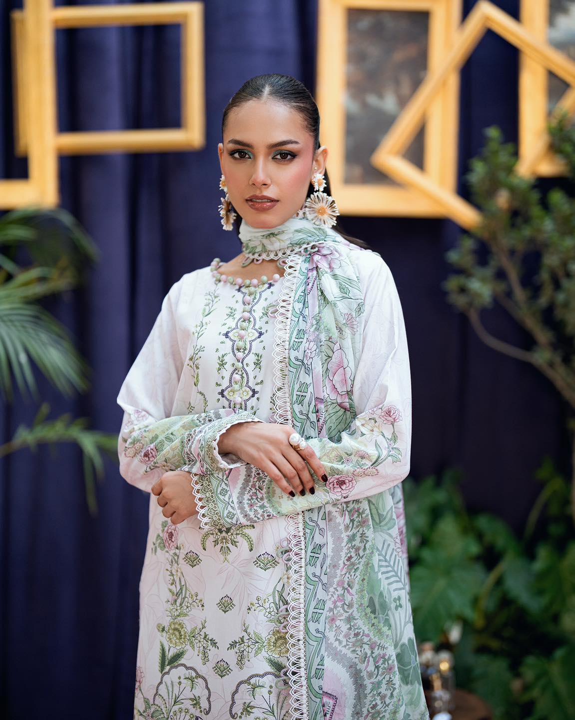 Jade Urbane Chiffon Dupatta'26