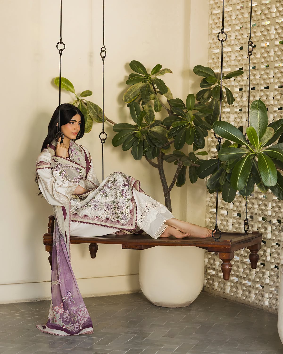 Jade Tropical Cotton Satin'26