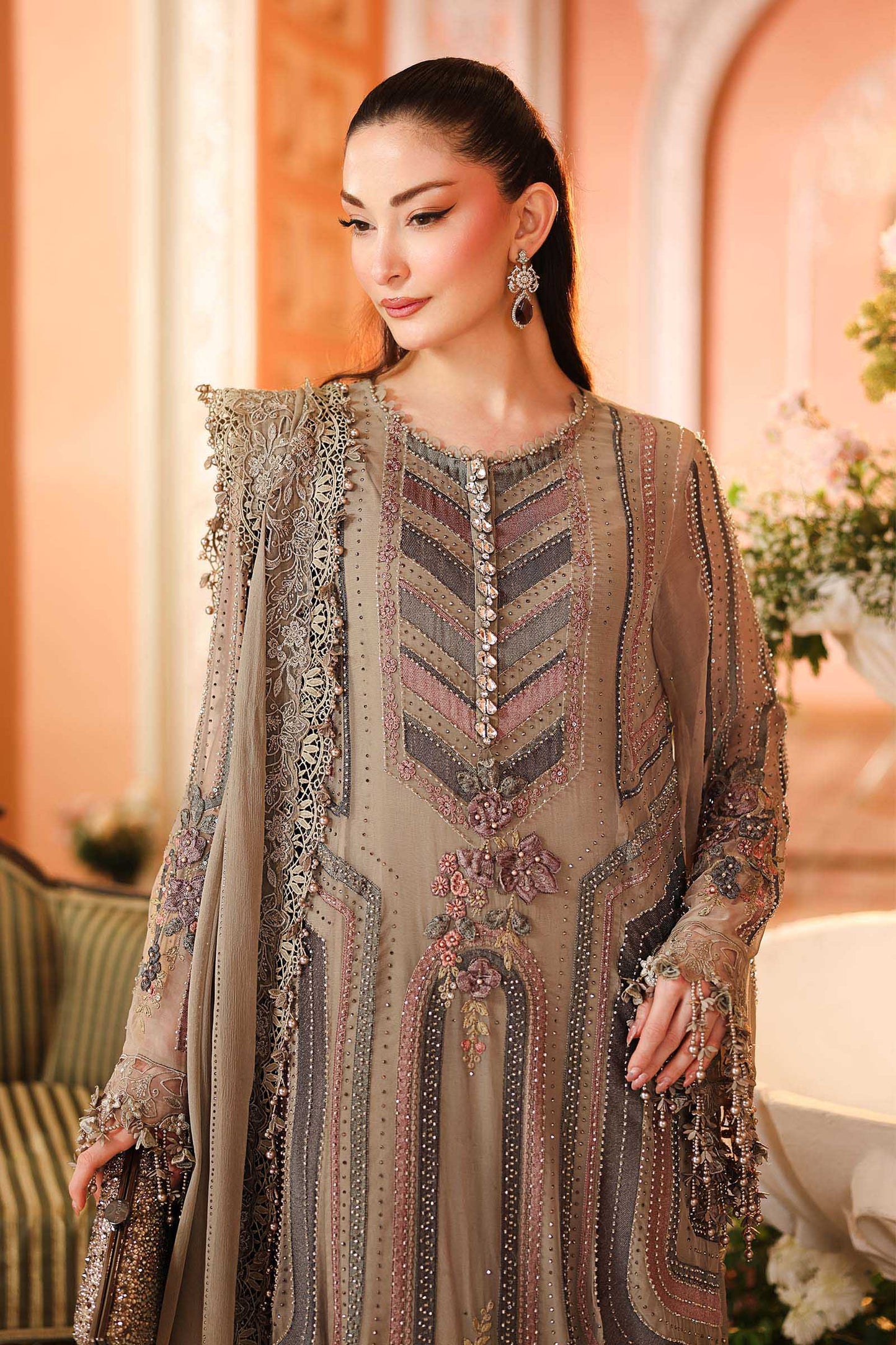 Maria B Embroidered Chiffon'26
