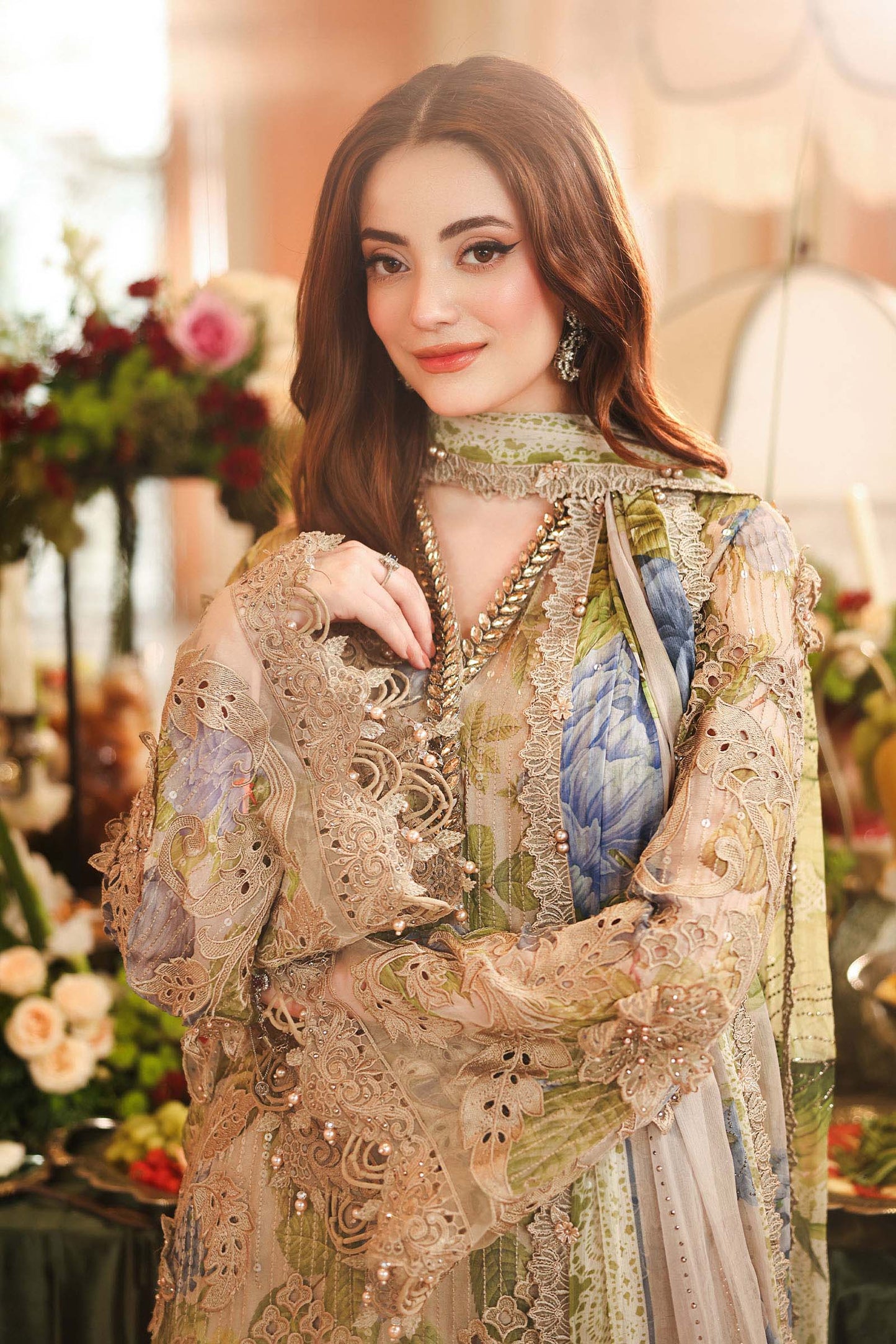 Maria B Embroidered Chiffon'26