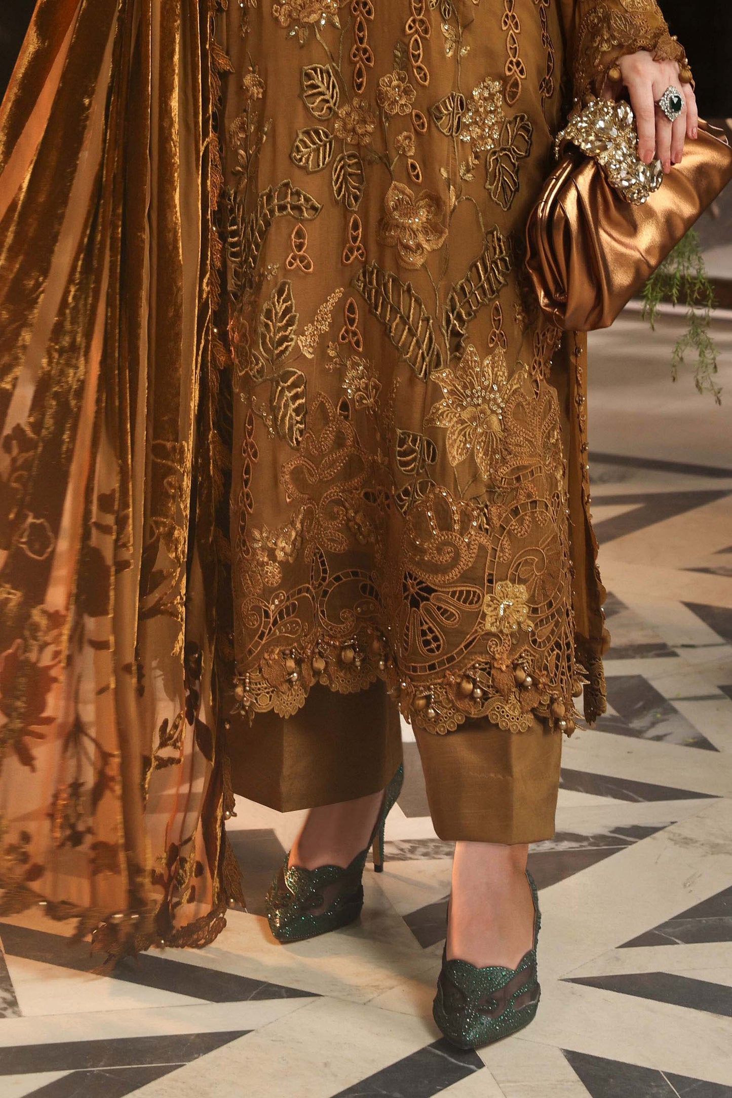 Maria B Embroidered Chiffon'26