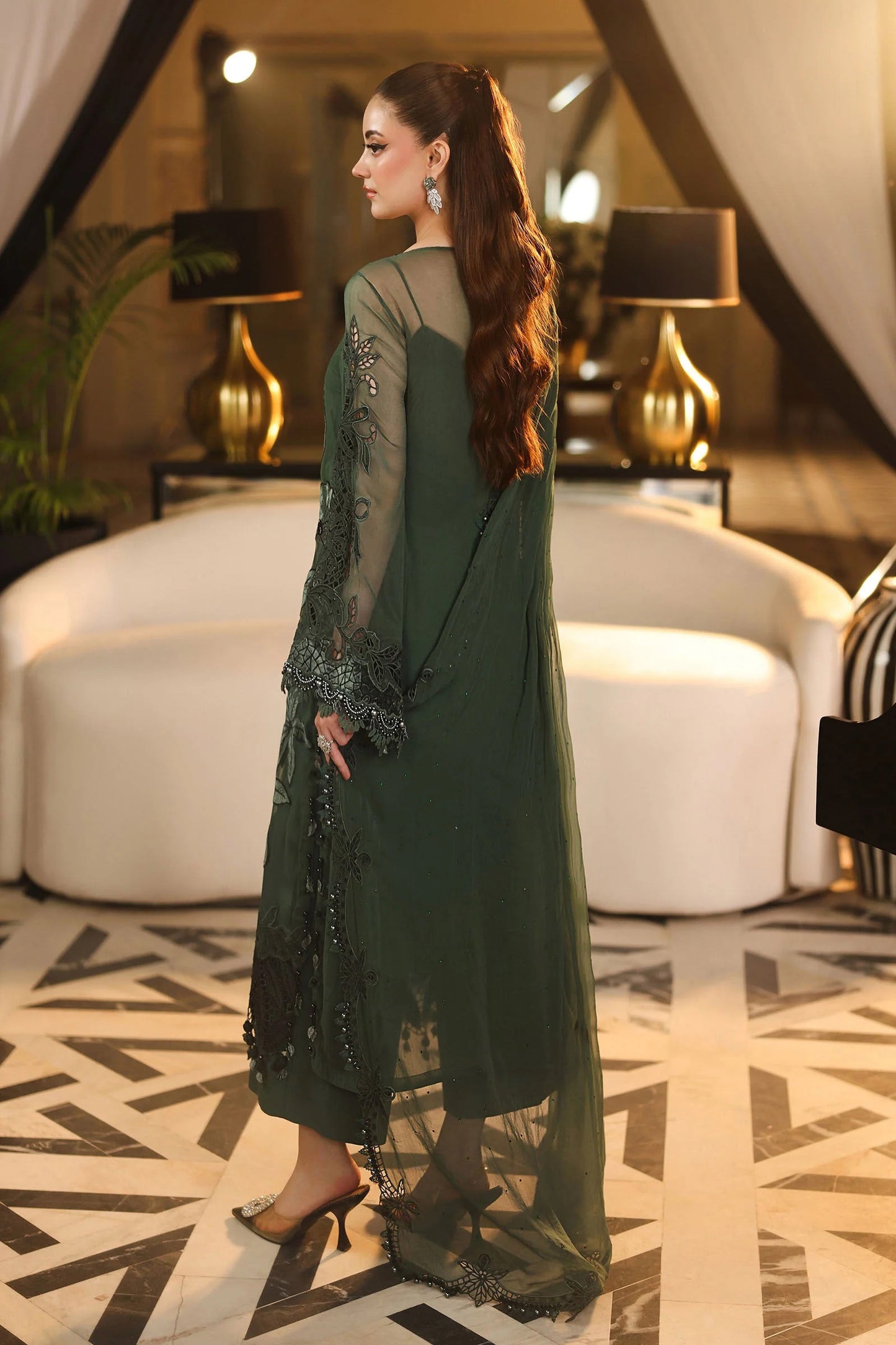 Maria B Embroidered Chiffon'26