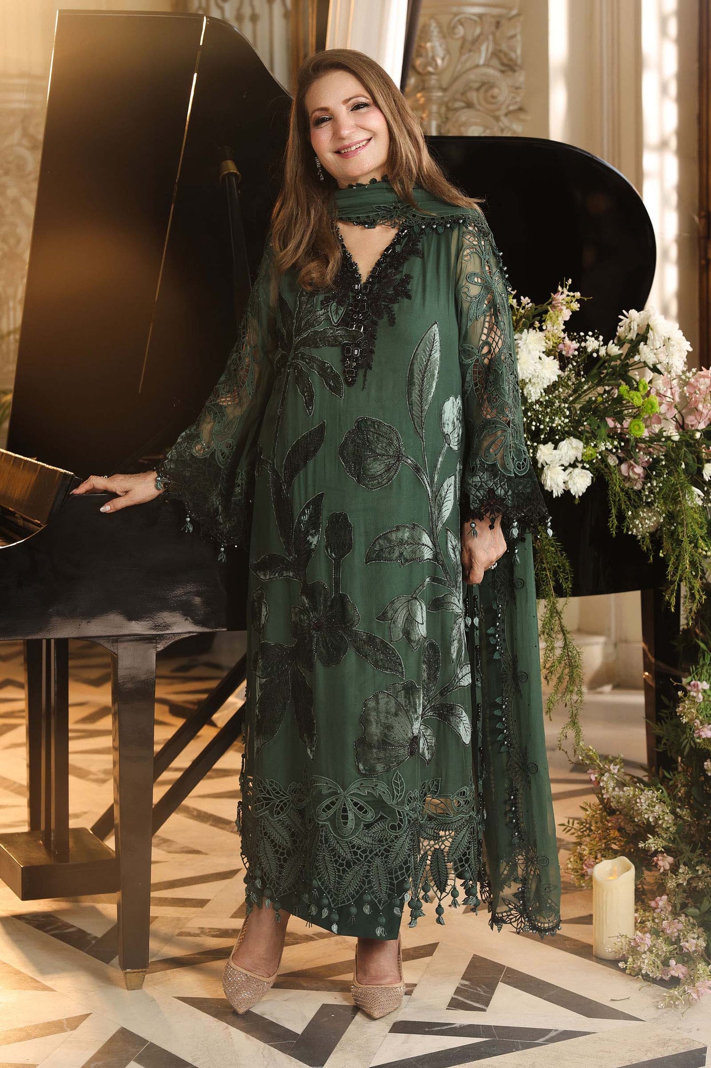 Maria B Embroidered Chiffon'26