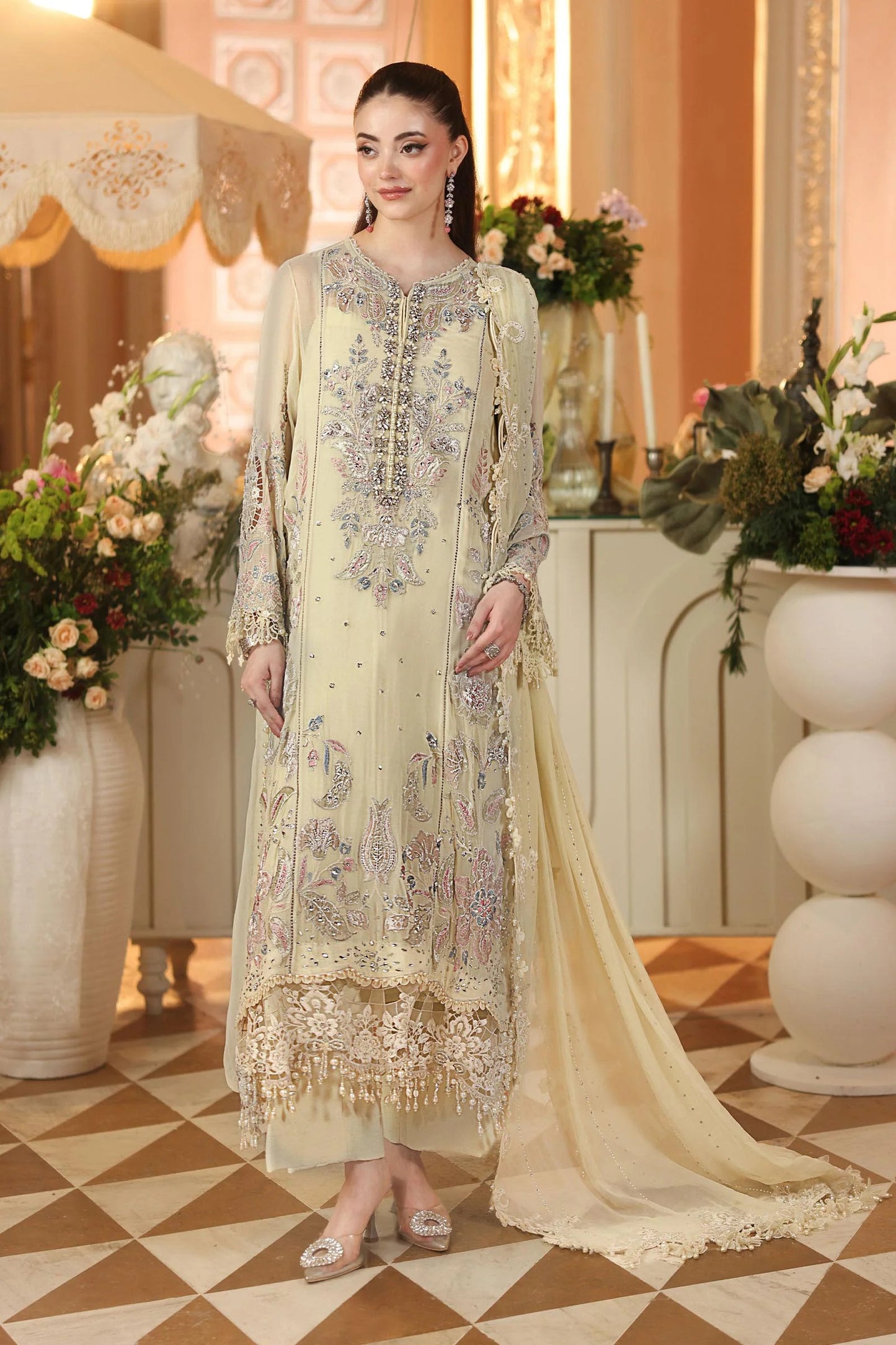 Maria B Embroidered Chiffon'26