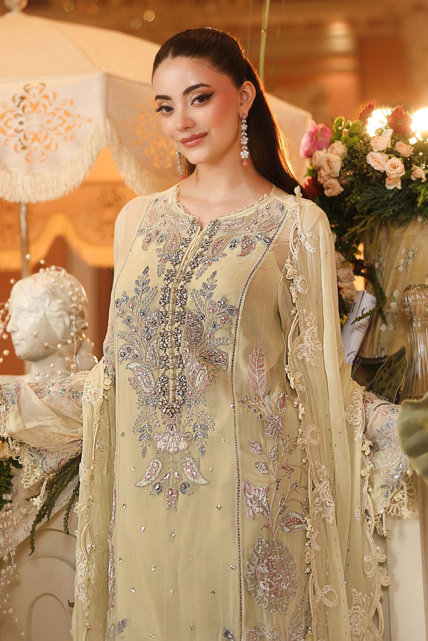 Maria B Embroidered Chiffon'26