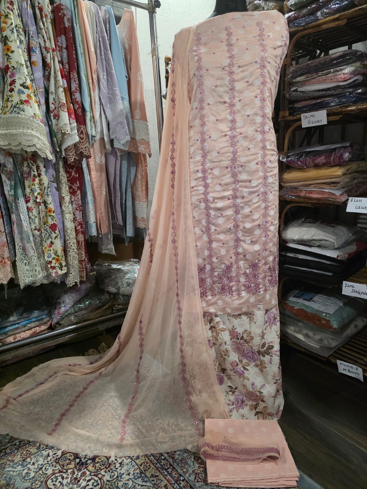 Sapphire Eid Jacquard Collection'25